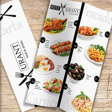 Men&uacute; Cartas para restaurantes